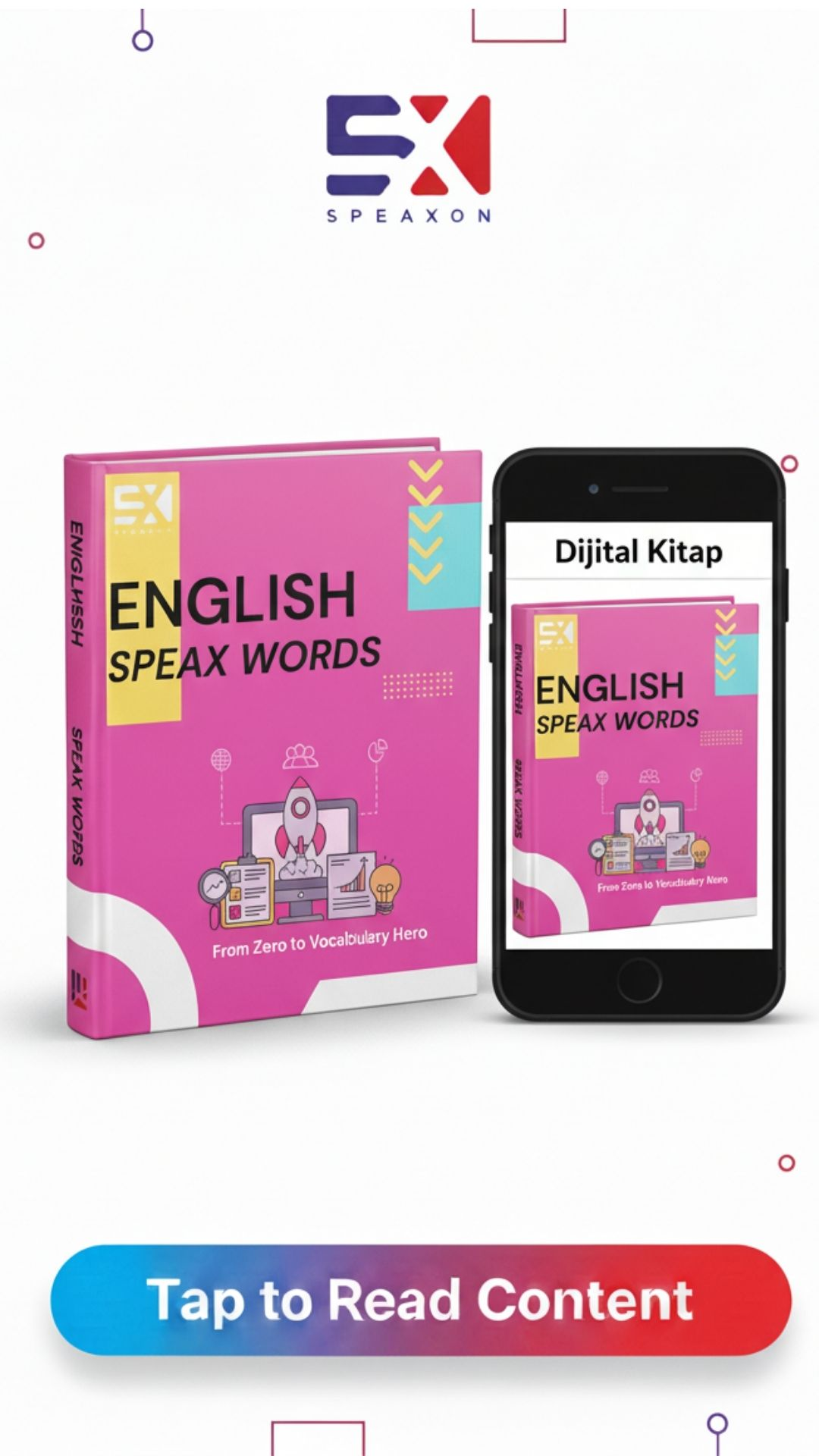 English Speax Words- İngilizce DİJİTAL Kelime Kitabı ( E-BOOK)