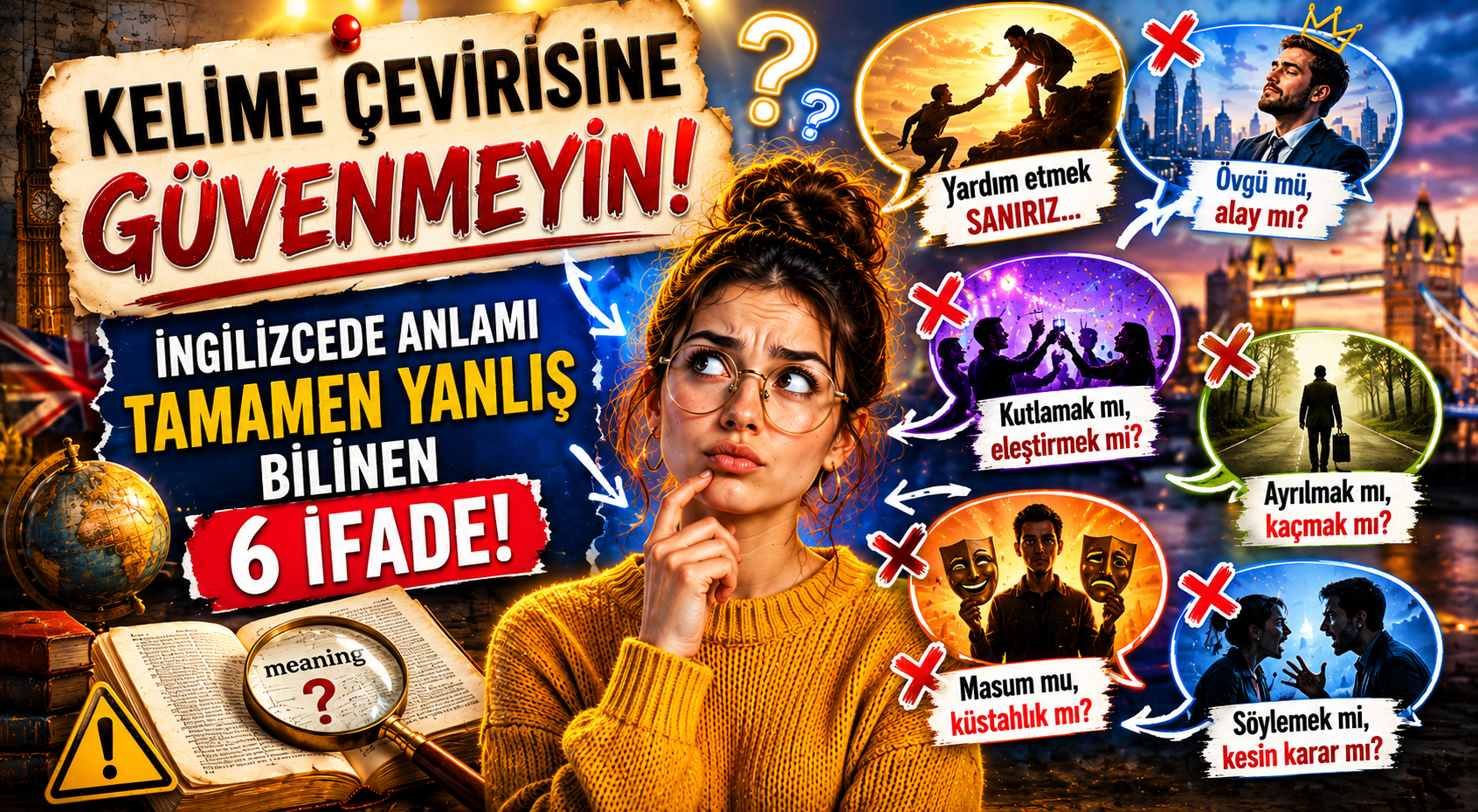 Kelime Çevirisine Güvenmeyin: İngilizcede Anlamı Tamamen Yanlış Bilinen 6 Havalı İfade