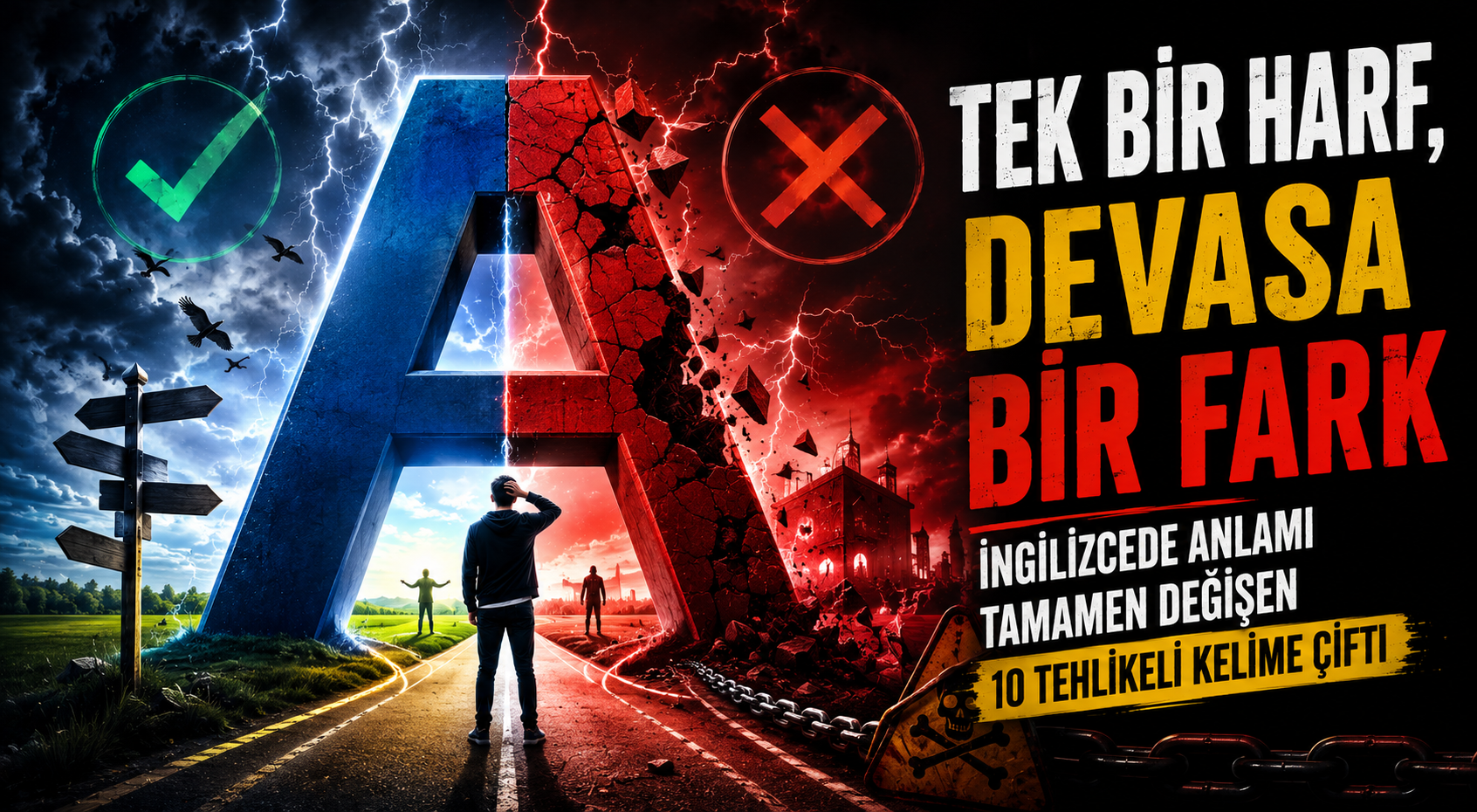 Tek Bir Harf, Devasa Bir Fark: İngilizcede Anlamı Tamamen Değişen 10 Tehlikeli Kelime Çifti
