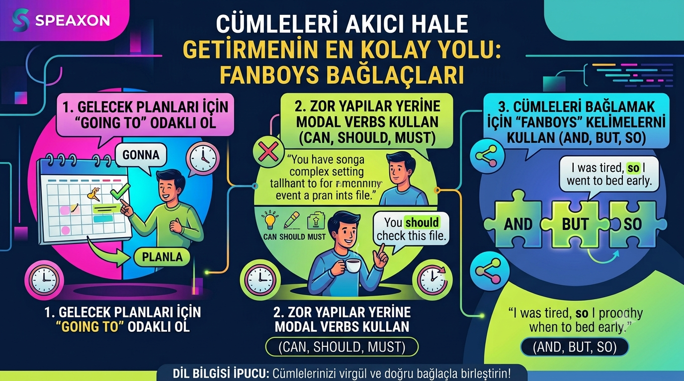İngilizcede Cümleleri Akıcı Hale Getirmenin En Kolay Yolu: FANBOYS Bağlaçları