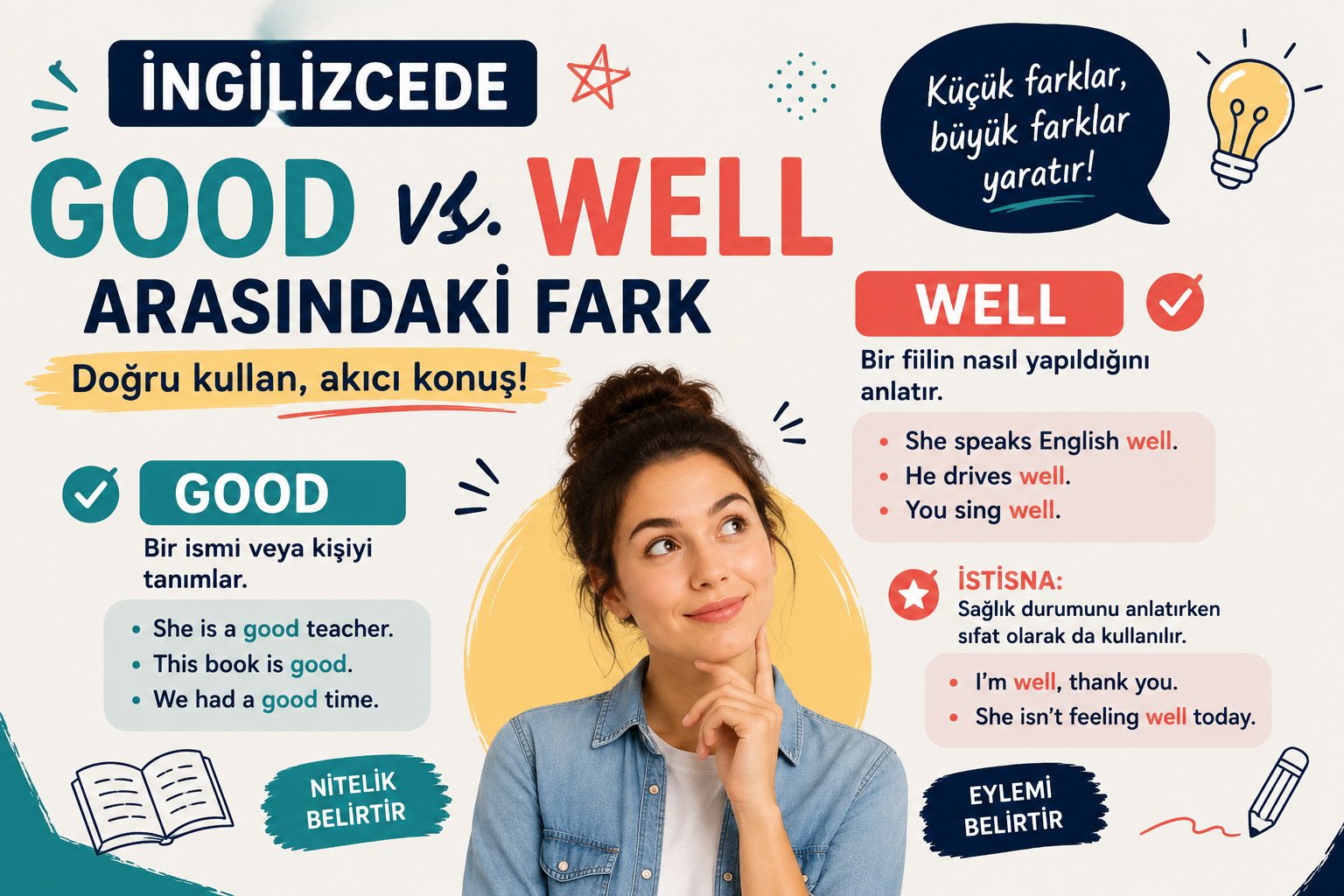 İngilizcede “Good” ve “Well” Arasındaki Fark